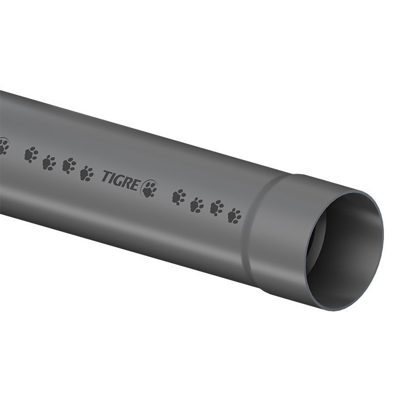 TIGRE CAÑO PVC GRIS 63x6 CLASE 6 JUNTA PEGADA ESP.1,9 MM